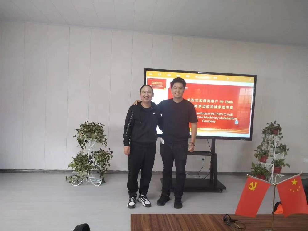 越南、印度客戶來我司參觀考察